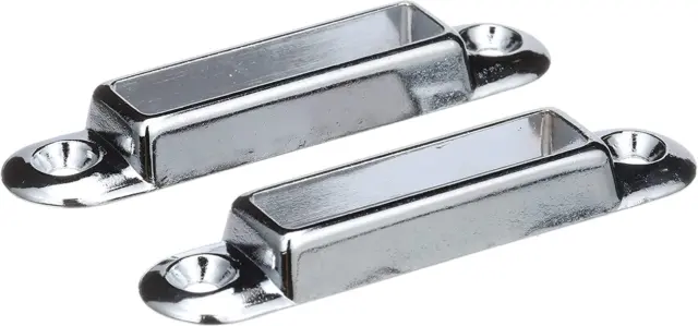"Set of 2 Chrome Plated Zinc Boat Cover Support Sockets"