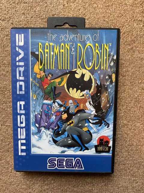 Sega Mega Drive Pal The Adventures of Batman And Robin Complete see working rare