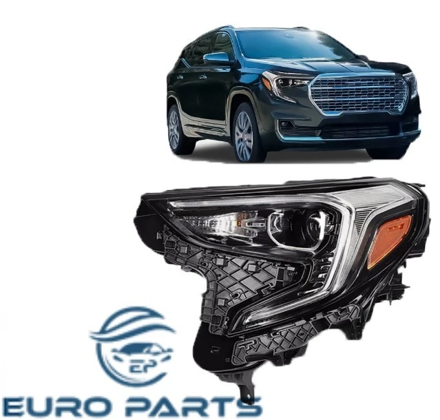 thumbnail image 2 of Black Housing Halogen Headlight Assembly - Right Side For 2018-2021 GMC Terrain 2 of 4