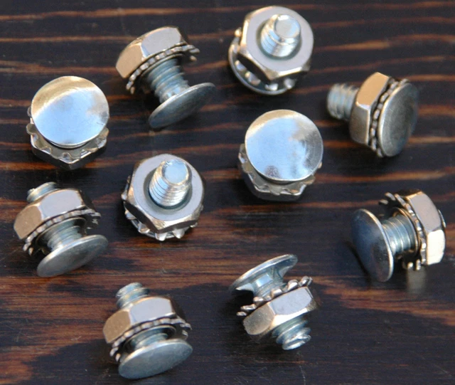 VINTAGE SCHWINN BICYCLE Fender Brace Rivet Screws Nuts Bolts Phantom