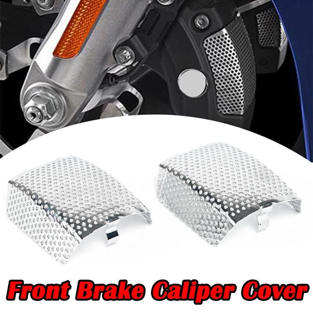 2 x copertura pinza freno cromata pinza freno per Harley Touring 2008-2019