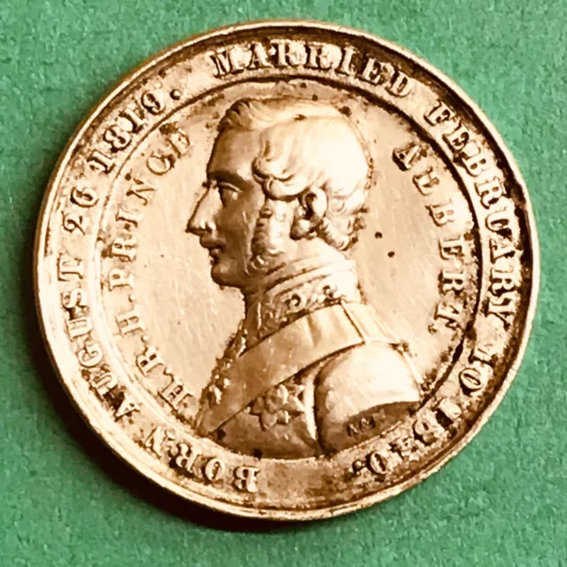 RRR  1851 PRINCE ALBERT Great Exhibition medal 26 mm London Exposition Medaille