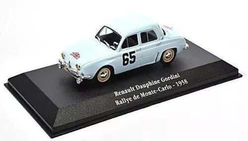 Atlas Editions 1:43 1958 Renault Dauphine Gordini Rallye De Monte-Carlo HS12