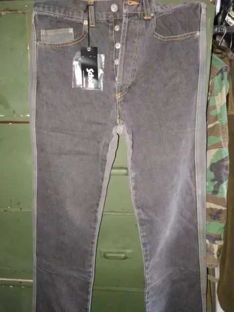 Pantaloni jeans SCHOTT NYC nero 2 tonalità tg Usa disp:30 32 34 38 39 40 42