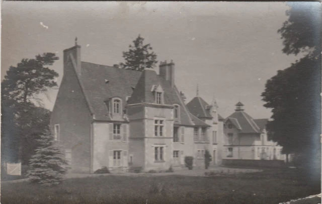 CPA 58 Carte Photo Chateau de la Pointe (Nievre) La Charité sur Loire en 1921