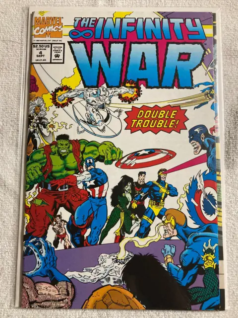 The Infinity War #4 1992 VF+/NM Marvel Comics Lim/Milgrom