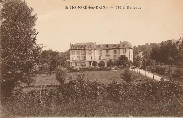 CPA Honoré-les-Bains (58) Hôtel Bellevue