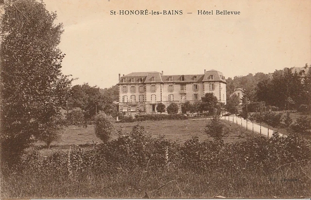 CPA Honoré-les-Bains (58) Hôtel Bellevue