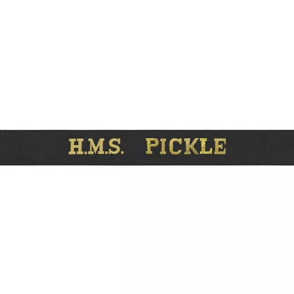 HMS Pickle Woven Royal Navy Cap Tally Band | Genuine Issue Full Length Ribbon