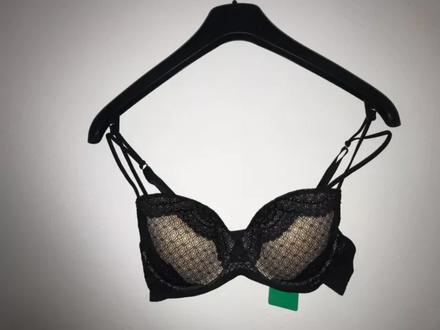 Damen Palmers BH Gr. 75 B 75B schwarz Mystical Unterwäsche BH`s Bra NEU Etikett