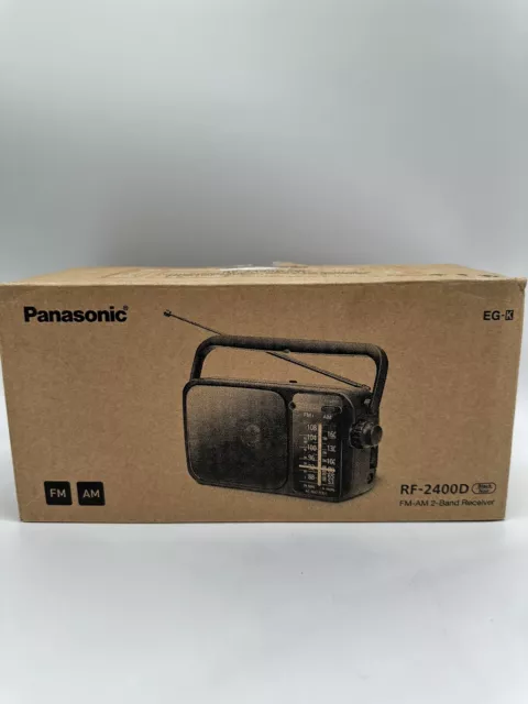 Panasonic RF-2400DEG-K Tragbares Radio - Schwarz