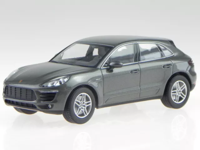 Porsche Macan S Diesel gris vehicule miniature WAP0201510E Minichamps 1:43