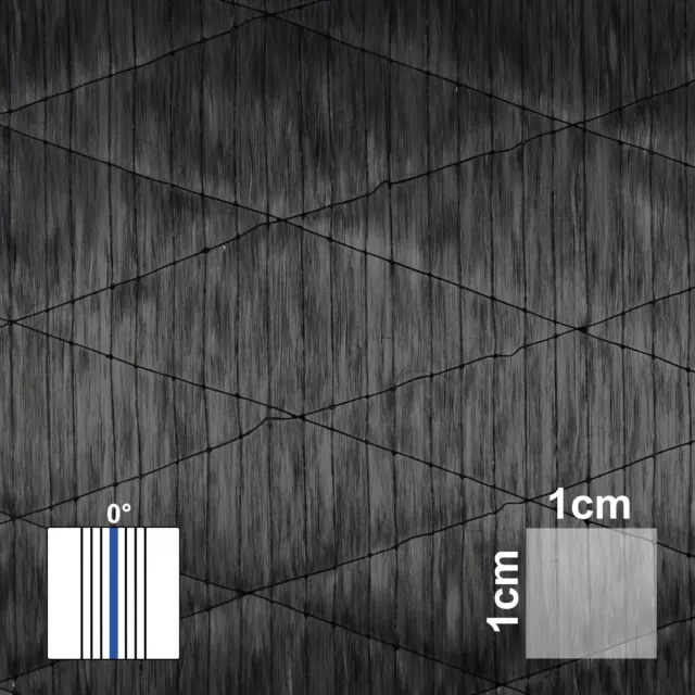 Unidirektional Carbongelege 200g/m² | HP-U200/50C | Carbonfibre Kohlefaser Epoxy