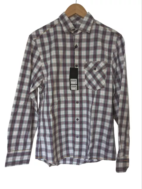 Camicia a scacchi online rossa e nera uomo