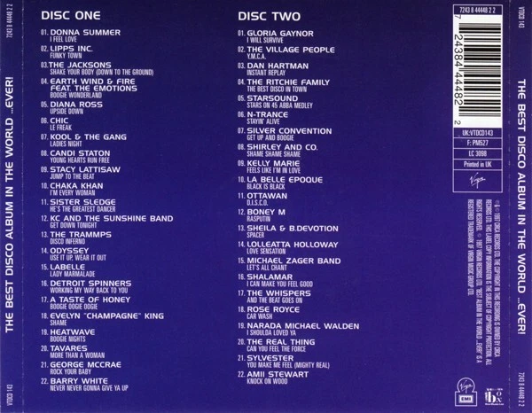 THE BEST DISCO Album In The World Ever - 2 X Cds 70S 80S Motown Soul ...