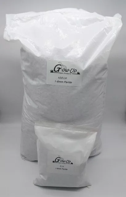 Perlite   1L / 2L / 5L / 10L / 20L / 50L / 100L  grade 1 to 6mm