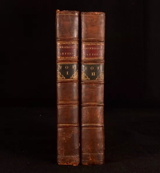 1774 2vol Lord Chesterfield's Letters First Edition Second State Stanhope