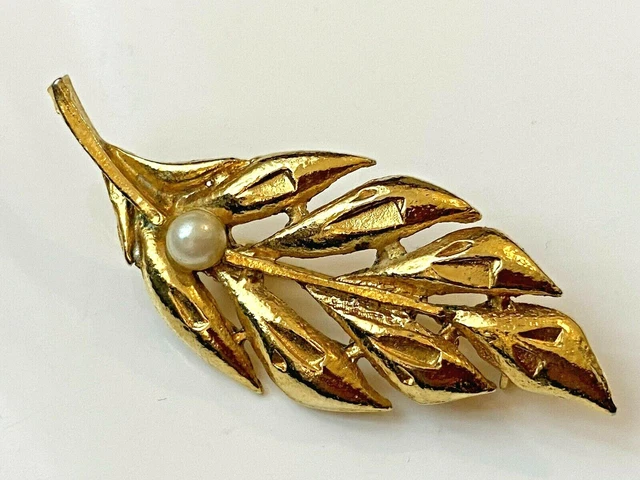 Style Foret Broche Doré Branche Arbre Perle Blanc - France