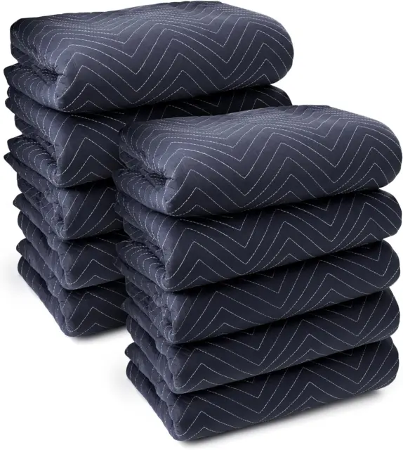 10 Moving & Packing Blankets - Pro Economy - 80" X 72" (35 Lb/Dz Weight) - Profe