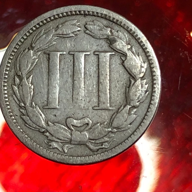 1865 3 Cent Nickel