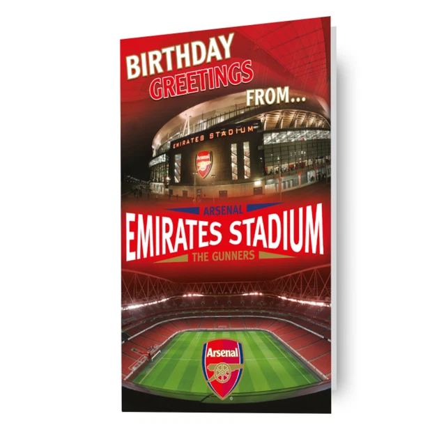 Arsenal FC Pop-Up Geburtstagskarte – Mit Umschlag | Coole Fußball-Geschenkidee Für Fans