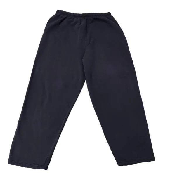 Vintage Jerzees Men's Pants Navy Blue XL Joggers Sweatpants Drawstring 90's USA