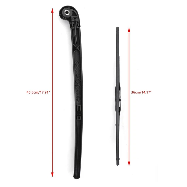 Kit Bras + Lame Essuie-glace Arrière Pour Opel Astra H & Corsa E – Remplacement Facile – Référence 1273395