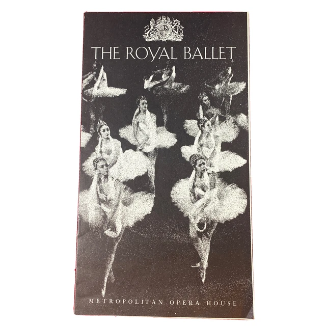 VINTAGE 1965 THE Royal Ballet Metropolitan Opera House Swan Lake