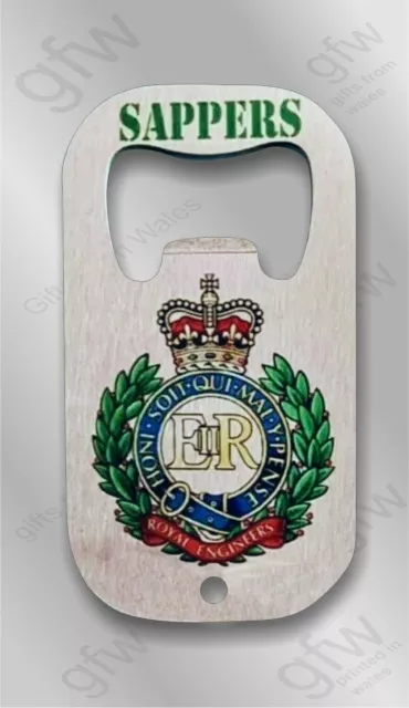 Royal Engineers, Sappers - Mini Bottle Opener for keyring