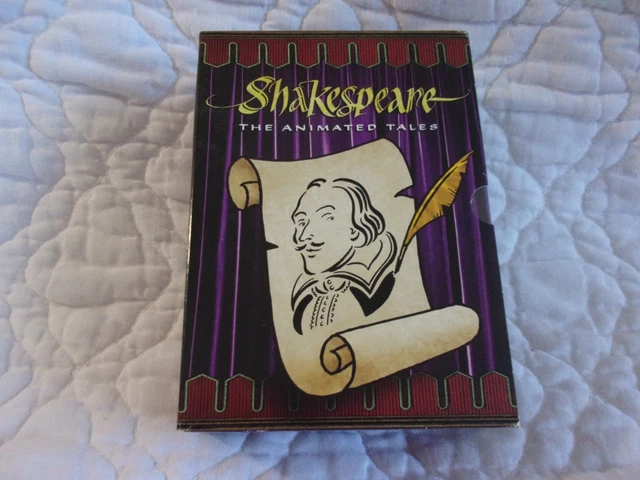 SHAKESPEARE THE ANIMATED Tales 4-Disc Dvd Box Set Vol 1-4