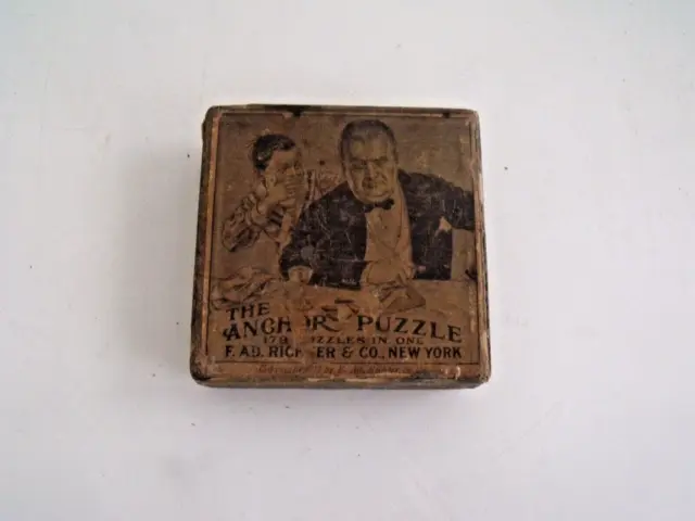 1917 The Anchor Puzzle (Clay Pieces) w/ Orig. Box by F. AD. Richter & Co., NY
