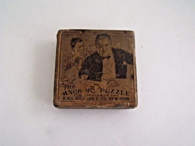 1917 The Anchor Puzzle (Clay Pieces) w/ Orig. Box by F. AD. Richter & Co., NY 1917 The Anchor Puzzle (Clay Pieces) w/ Orig. Box by F. AD. Richter & Co., NY