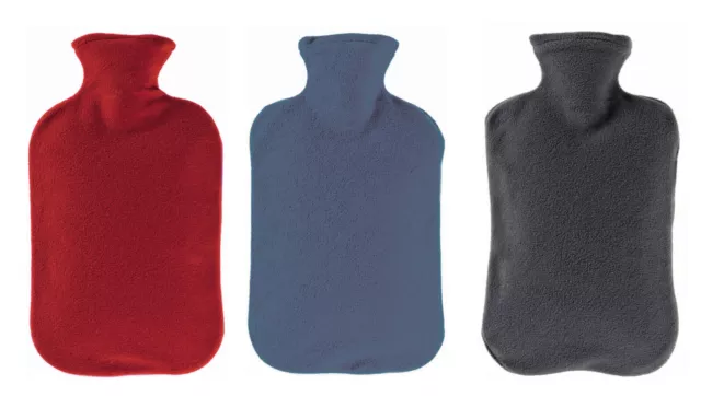 Fashy Fleece Latex Free 2.0L Hot Water Bottle