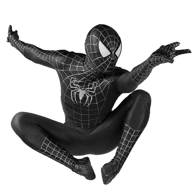 The Amazing Spider-Man 3 Black Venom Spider-Man Tights Cosplay - Foto 11