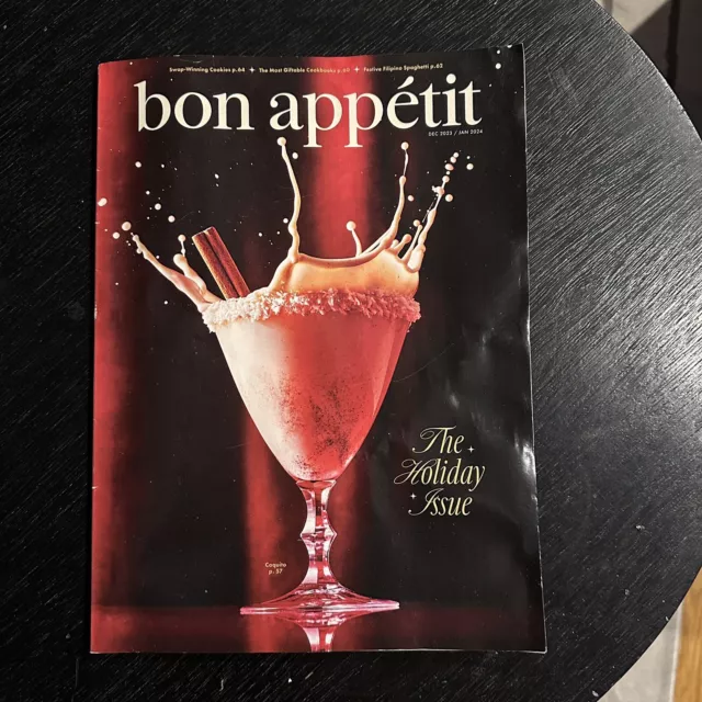 BON APPETIT MAGAZINE December 2023 January 2024 The Holiday Issue