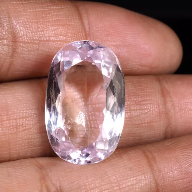 Natural Kunzite 32.26 Cts Certified Huge Beautiful Pink Finest Quality Gemstone