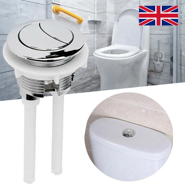 38MM REPLACEMENT DUAL Flush Push Button Toilet Cistern Water Saving ...