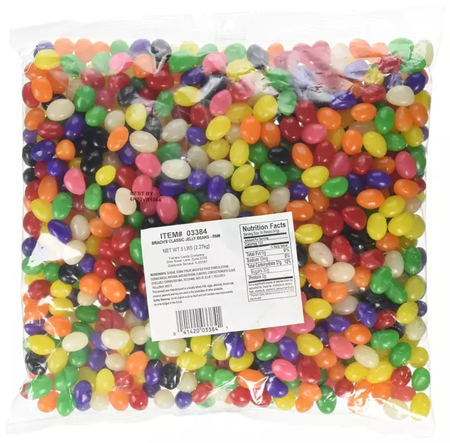 Brachs Classic Jelly Beans 80 Ounce Bulk Candy Bag