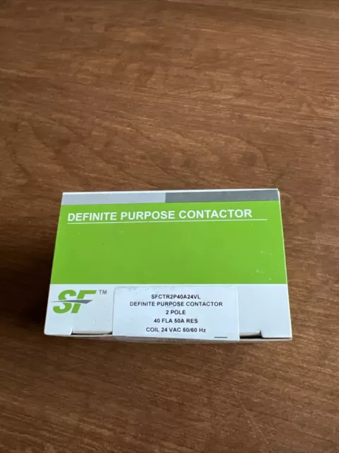 SF Definite Purpose Contractor 2 Pole 40 FLA 50A RES Coil 24VAC SFCTR2P40A24VL