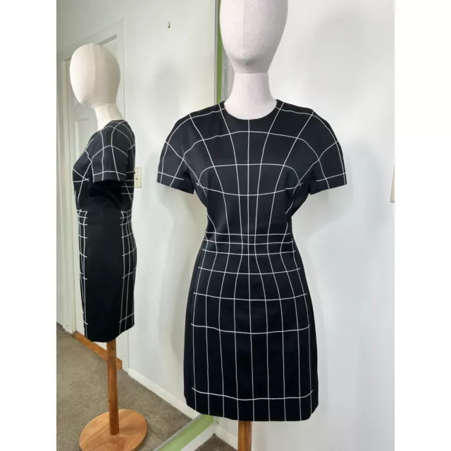 NWOT Thierry Mugler Short Sleeve Sculpted mini dress