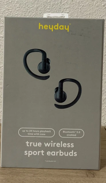 📀 Heyday True Wireless Sport Earbuds Bluetooth 5.0 Enabled - Night Blue NEW