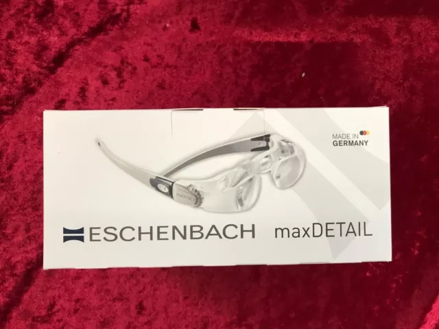 ESCHENBACH glasses type loupe Max detail face lift magnification 1624-51