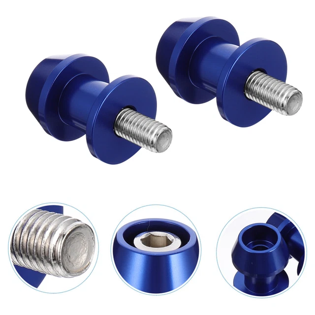 2 pz accessori moto cursore a vite alluminio cursore a battente