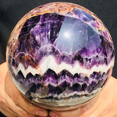 6.58lbs Natural Dreamy Amethyst Sphere Quartz Crystal Ball Healing 2991g