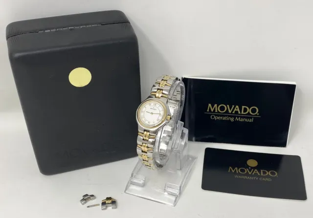 0603917 MOVADO 81.A1.827.2 Olympian Two-Tone Stainless Steel Ladies Watch