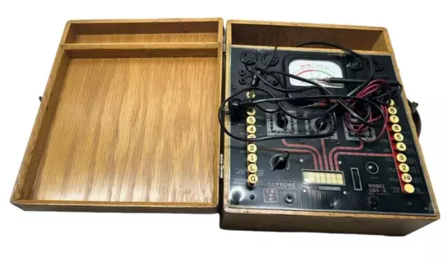 Supreme Instruments Corp Modell 504-A Ventil-/Röhrentester Supreme Instruments Corp Modell 504-A Ventil-/Röhrentester