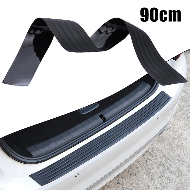 90 cm protection pare-chocs en caoutchouc noir pour voiture arrière parfait et