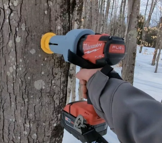 Maple Syrup Drill Tapping Guide