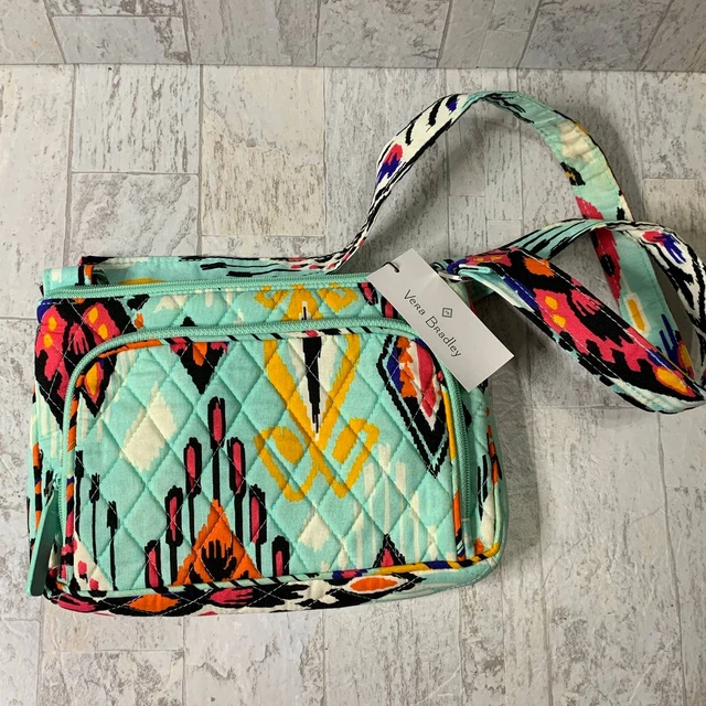 Vera Bradley Little Hipster Crossbody Handbag Purse Blue Pueblo Pattern NWT
