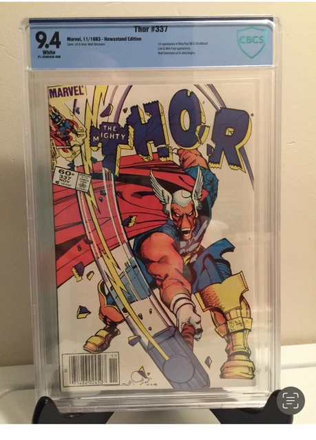 Thor 337 CBCS 9.4 First Beta Ray Bill Newsstand